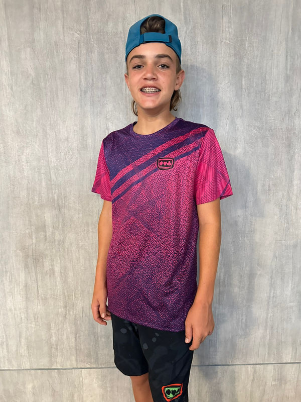 UNISEX Purple Faded T-Shirt